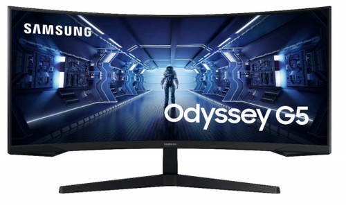 Monitor Samsung 34 Odyssey G5 LC34G55TWWLXZX Curvo - Negro